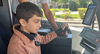 Tramvay tutkunu Miraç'ın hayali gerçek oldu