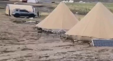 Tunceli'de yüksek rakımda sağanak etkili oldu: Yaylacılar zor anlar yaşadı