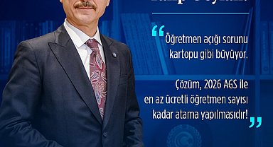 Türk Eğitim-Sen Genel Başkanı Geylan: "Öğretmen açığı sorunu her geçen gün büyümeye devam etmektedir"
