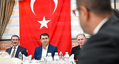 Uşak'ta emniyet mensuplarına rütbe terfi ve plaket töreni