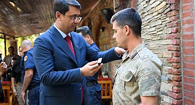 Uşak'ta jandarma personeli için rütbe terfi töreni düzenlendi