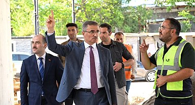 Vali Baruş, Oltu'daki yatırımları yerinde inceledi
