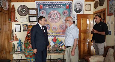 Vali Işın, Sarı Konak Kültür ve Sanat Evi'ni ziyaret etti