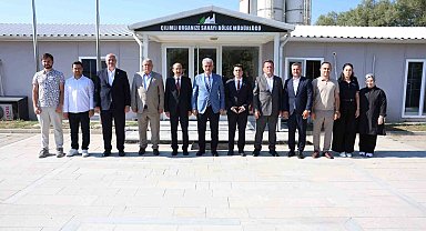 Vali Makas Çilimli OSB'de incelemelerde bulundu