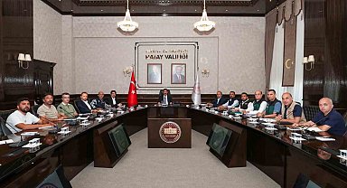 Vali Masatlı başkanlığında Asi Nehri altyapı çalışmaları değerlendirildi