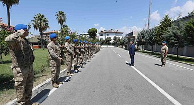 Vali Masatlı, Dörtyol'da komandolarla bir araya geldi