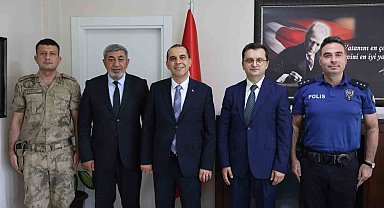 Vali Taşolar'dan Karakoyunlu kaymakamı Kayaş'a hayırlı olsun ziyareti