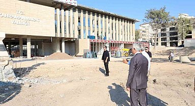 Vali Ünlüer, yeni hükümet konağı inşaatını inceledi