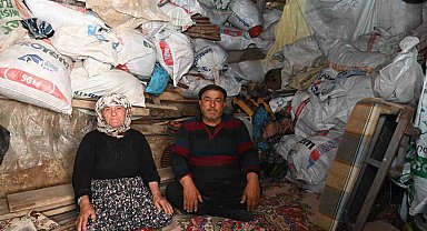 Yangında yuvalarını kaybeden yaşlı çifte yardım eli