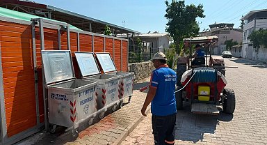Yenipazar'da haşereye karşı ilaçlama çalışmaları sürüyor
