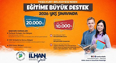 Yeşilyurt Belediyesi'nden eğitime destek