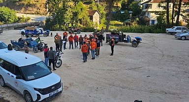 Yığılca'da yaban domuzu sürek avı düzenlendi