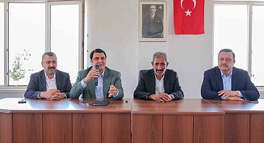Yılmaz, fıstıkçılar sitesi esnafıyla buluştu