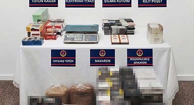 Yozgat'ta kaçak tütün operasyonunda 34 bin makaron ele geçirildi