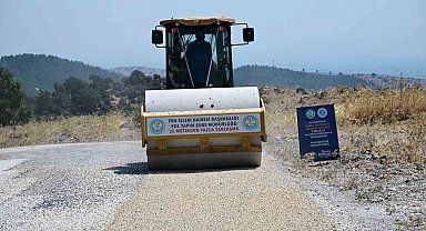 Yuntdağı'nda 10 kilometrelik yol yenileniyor