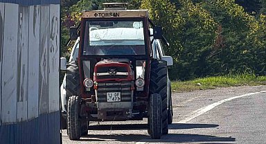 Yüzde 50 zihinsel engelli genç, Bozüyük'ten çaldığı traktörle 55 kilometre yol katetti