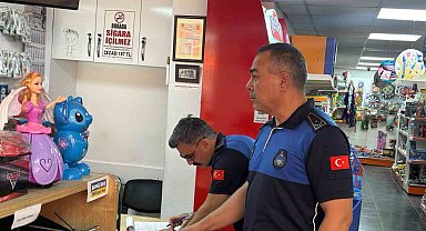 Zabıta ekiplerinden okul öncesi kırtasiye denetimleri