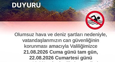 Zonguldak'ta iki gün boyunca denize girişler yasaklandı