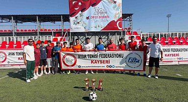 30 Ağustos Zafer Kupası Ayak Tenisi Müsabakaları tamamlandı