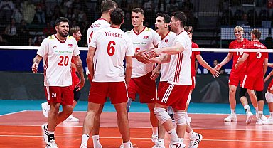 A Milli Erkek Voleybol Takımı, hazırlık maçında Danimarka'yı mağlup etti