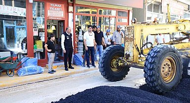 Alaca'da asfalt çalışmaları tam gaz