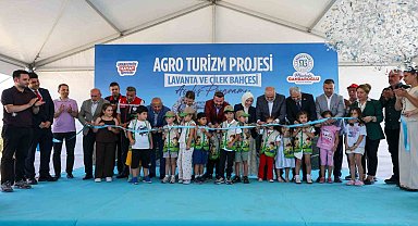 Arnavutköy'de tarım turizmi projesi: Çilek ve lavanta bahçesi açılış töreni gerçekleştirildi