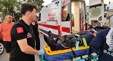 Atakum'da otomobil ile motosiklet çarpıştı: 1 yaralı