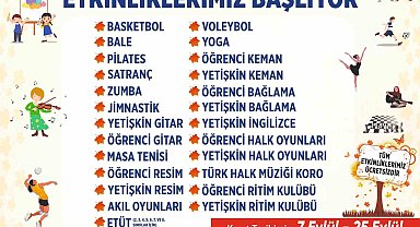 Aydın Büyükşehir Belediyesi Güz Dönemi etkinlikleri başlıyor