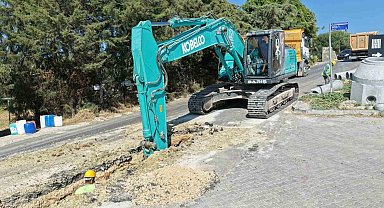 Aydın Büyükşehir Belediyesi'nden Kuşadası'nda altyapı yatırımı