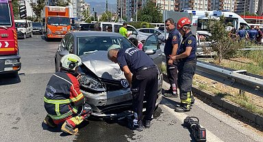Aydın'da trafik kazası: 1'i bebek 4 yaralı