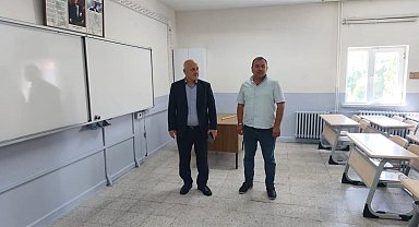 Aydıntepe'de yeni dönem öncesi okullarda inceleme yapıldı