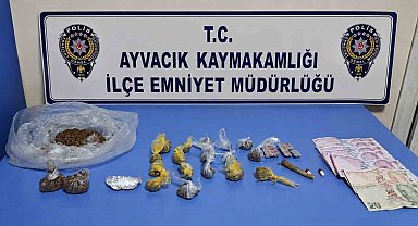 Ayvacık'ta uyuşturucu operasyonu: 1 tutuklama