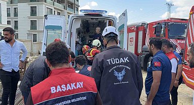 Başakşehir'de inşaat alanında göçük: 1 işçi hayatını kaybetti