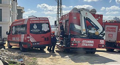 Başakşehir'de inşaatta göçük: 1 işçi toprak altında