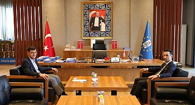 Başsavcı Kılıç ile Başkan Kahveci bir araya geldi