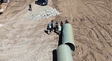 Bayburt'ta tarım arazilerini suya kavuşturacak projede son durum incelendi
