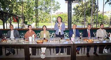 Belediye Başkan Vekili Terekeci Özkan, zabıta personelleriyle bir araya geldi