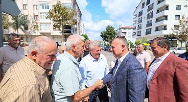 Büyükakın, Karamürsel'de vatandaşların taleplerini dinledi