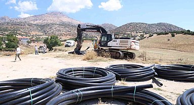 Büyükşehir'den Elmalı Yalnızdam Mahallesi'ne sulama tesisi