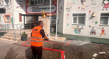 Canik'te okullar yeni eğitim yılına hazırlanıyor