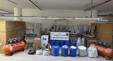 Çatalca'da uyuşturucu imalathanesine operasyon: 2 gözaltı
