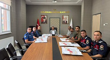 Çelikhan'da güvenlik ve doğa koruma toplantısı gerçekleştirildi