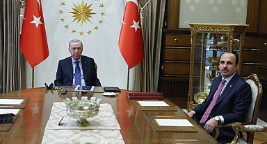 Cumhurbaşkanı Erdoğan, Konya Büyükşehir Belediye Başkanı Altay'ı kabul etti