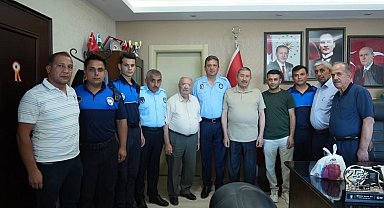 Darende'de zabıta personeliyle 'Zabıta Haftası' buluşması
