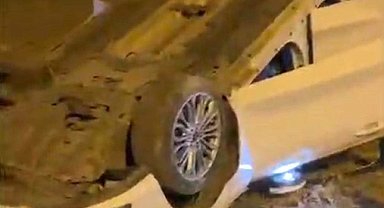 Diyarbakır'da otomobil takla attı: 1 yaralı