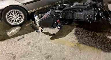 Elazığ'da otomobil ile motosiklet çarpıştı: 1 yaralı