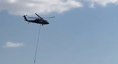 Elazığ'daki orman yangınına havadan müdahale başladı