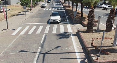 Güzelçamlı'da havadan trafik denetimi