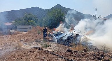 Hassa'da bahçe yangını kontrol altına alındı