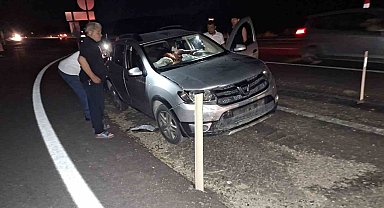 Hisarcık'ta iki otomobil çarpıştı: 2 yaralı